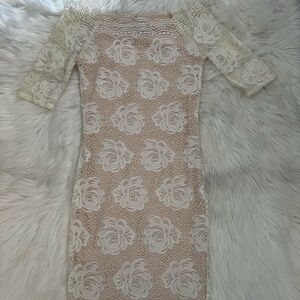 Elegant Lace Floral Dress